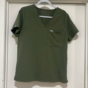 Figs Catarina top size medium, dark olive